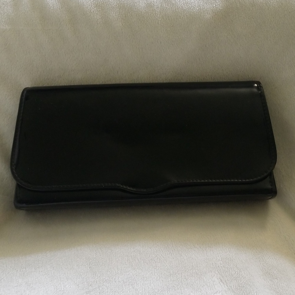 Vintage patent leather clutch, handbag